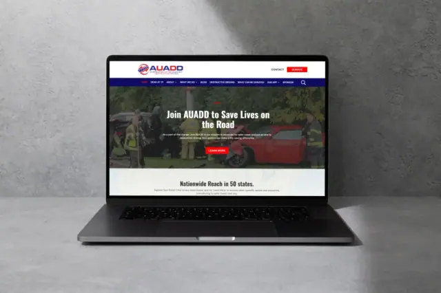 AUADD app and website project preview