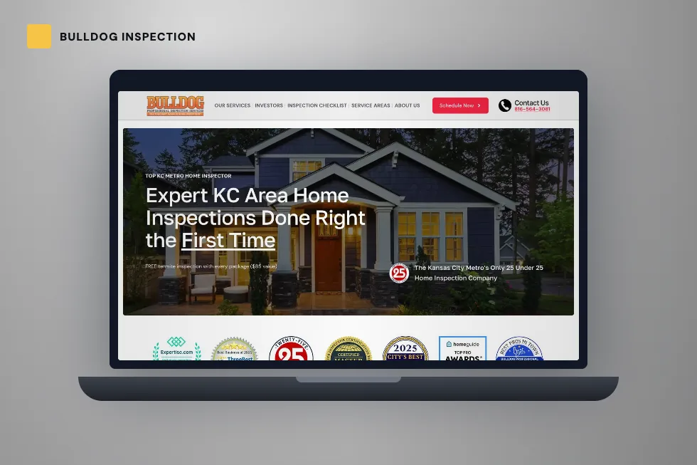 Bulldog Inspection website project preview